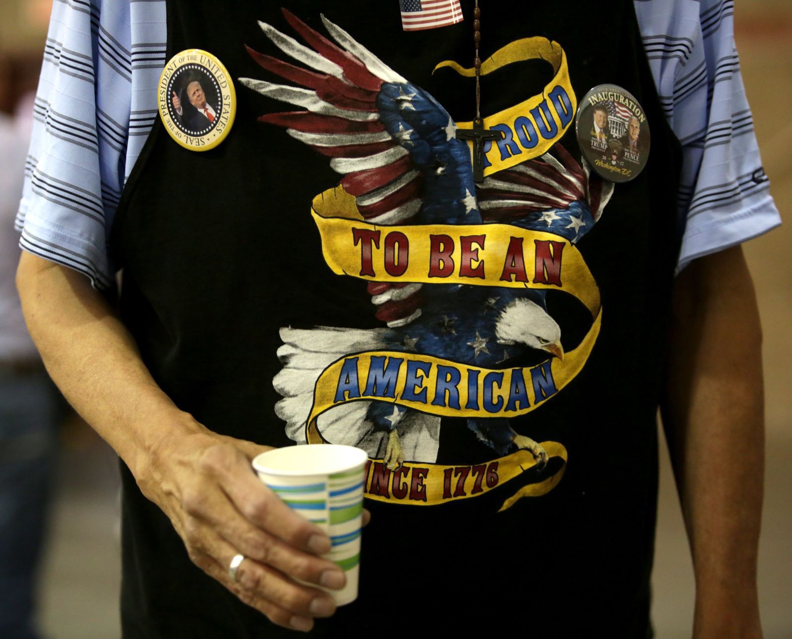 "Proud to be an American"